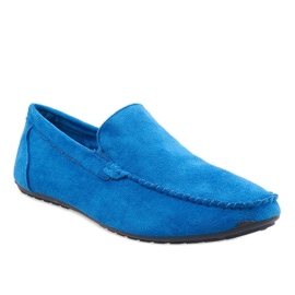 Elegante marineblå sko fra AB07-6 loafers 1