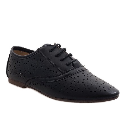 Oxford sorte openwork jazz sko 3 1