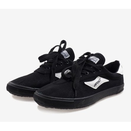 Mænds sorte sneakers HW01 2