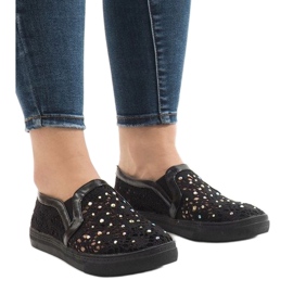 HC233 sorte blonder sneakers 1