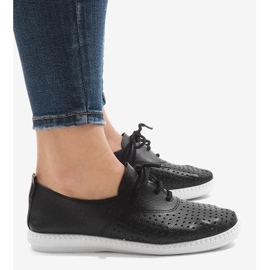 Sorte openwork sneakers HR61116 1