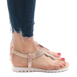 S11 pyntede lyserøde sandaler 1