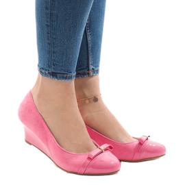 Pink pumps i ruskind 50987 lyserød 2
