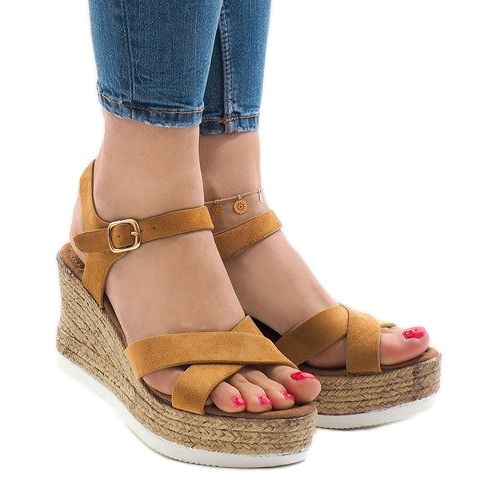 Kamel sandaler XL104 brun 1