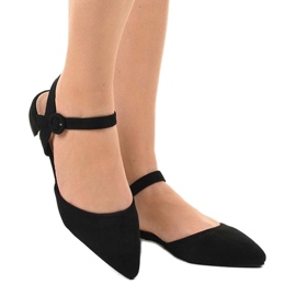 Sort 77-100 ballerina sandaler 2