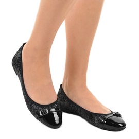 Sort åbent ballerina 98-5y 1