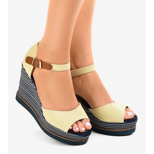 Beige kile sandaler espadrilles 9079 1