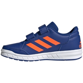 Sko adidas Altasport Cf K navy orange Jr G27086 blå 1