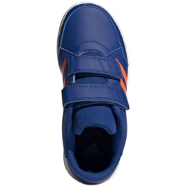 Sko adidas Altasport Cf K navy orange Jr G27086 blå 2