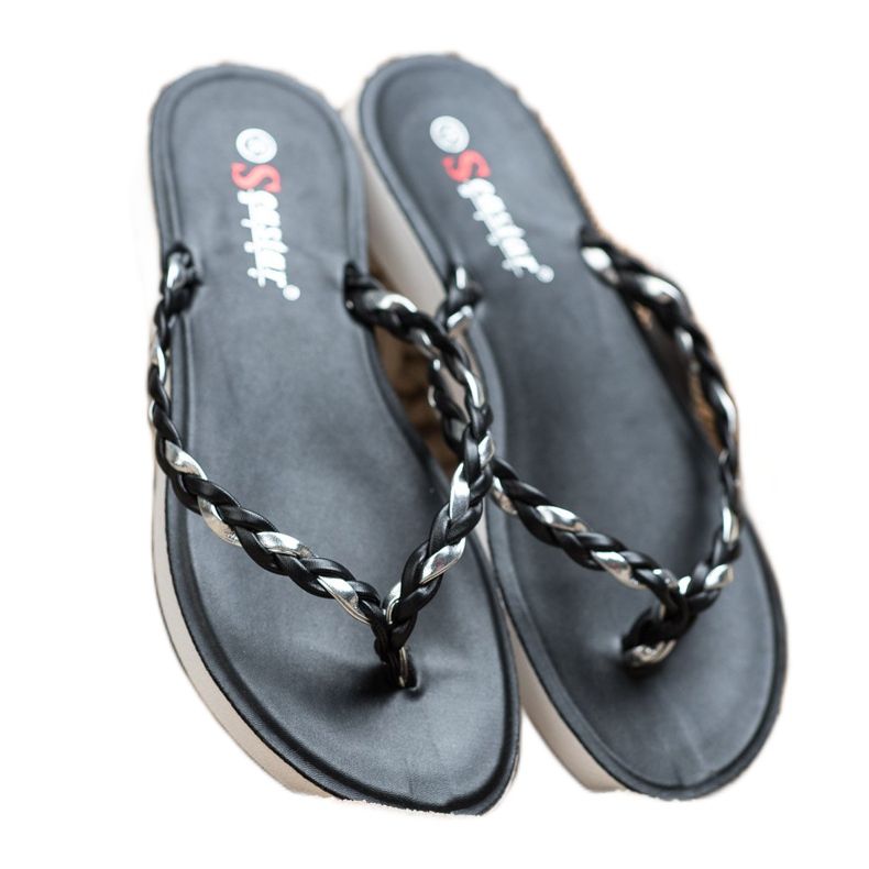 Seastar Sort flettet flip-flops 2