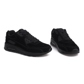 Sportssko Sneakers Suede 55109-1 Sort 1