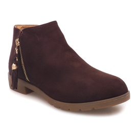 Ruskind støvletter Jodhpur 8565 brun 2