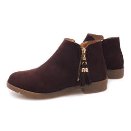 Ruskind støvletter Jodhpur 8565 brun 1