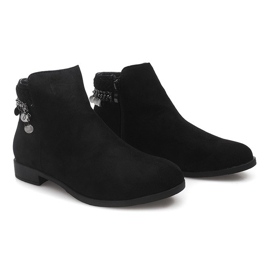 Suede LL113 sorte støvler 2