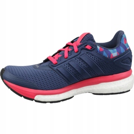 Adidas Supernova Glide 8 Gfx W AQ5059 sko marineblå 1