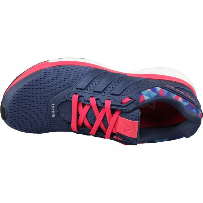 Adidas Supernova Glide 8 Gfx W AQ5059 sko marineblå 2