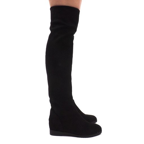 Warm Wedge Støvler 168-108 Sort 1