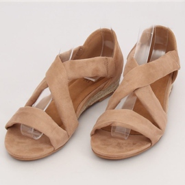 Sandaler espadrilles beige 9R72 Khaki 1