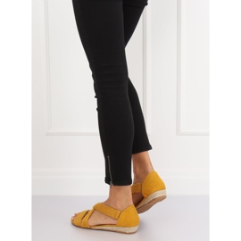 Gule espadrillessandaler 9R72 Gul 1