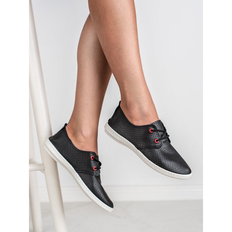 SHELOVET Sorte sneakers 1