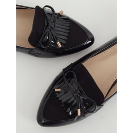 Sorte kvinders loafers JL29 Sort 1