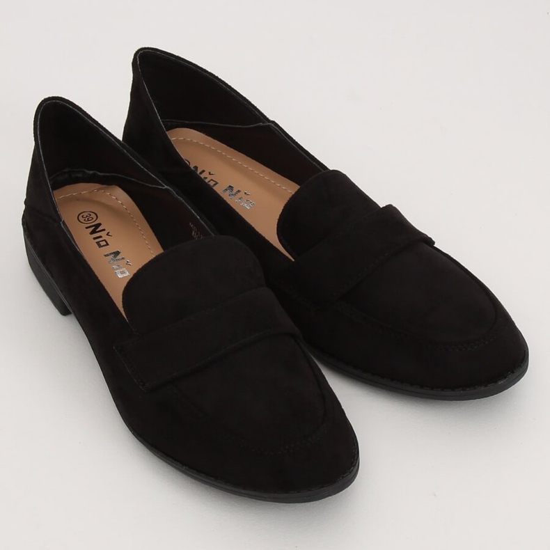 Sorte kvinders loafers MB188-117 Sort 1