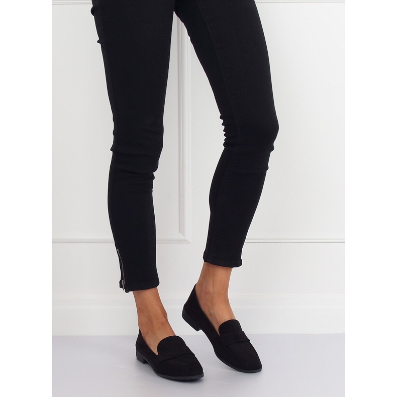 Sorte kvinders loafers MB188-117 Sort 2