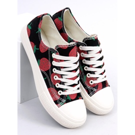 Jordbær sorte sneakers XL-21 Sort 1