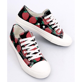Jordbær sorte sneakers XL-21 Sort 3