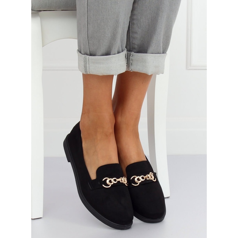 Sorte kvinders loafers 1631-123 Sort 1