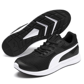 Sko Puma Escaper Core M 369985 01 sort og hvid 2