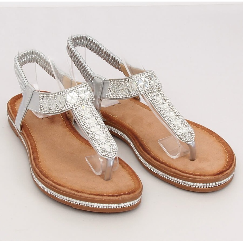 Sølv flip-flops ZY163 Sølv grå 1