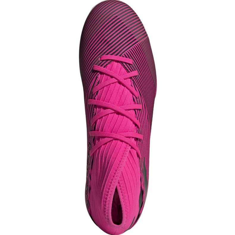 Fodboldsko adidas Nemeziz 19.3 I M F34411 pink grå sort 2