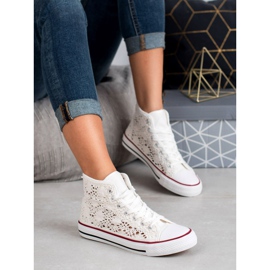 Renda Sneakers i blonder hvid 2