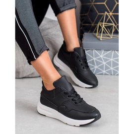 SHELOVET Sorte sneakers 1