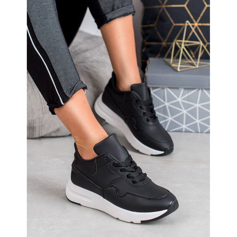 SHELOVET Sorte sneakers 1