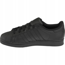 Adidas Superstar J Foundation Jr B25724 sko sort 1