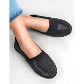 Filippo Sort læder Slip sneakers 1