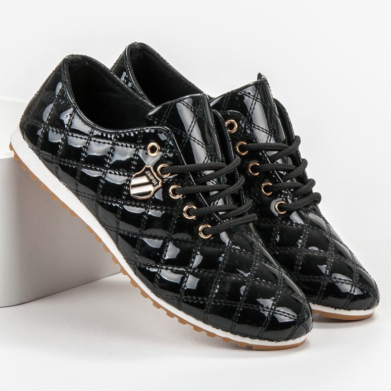 Camo Lakerede brogues sort 1