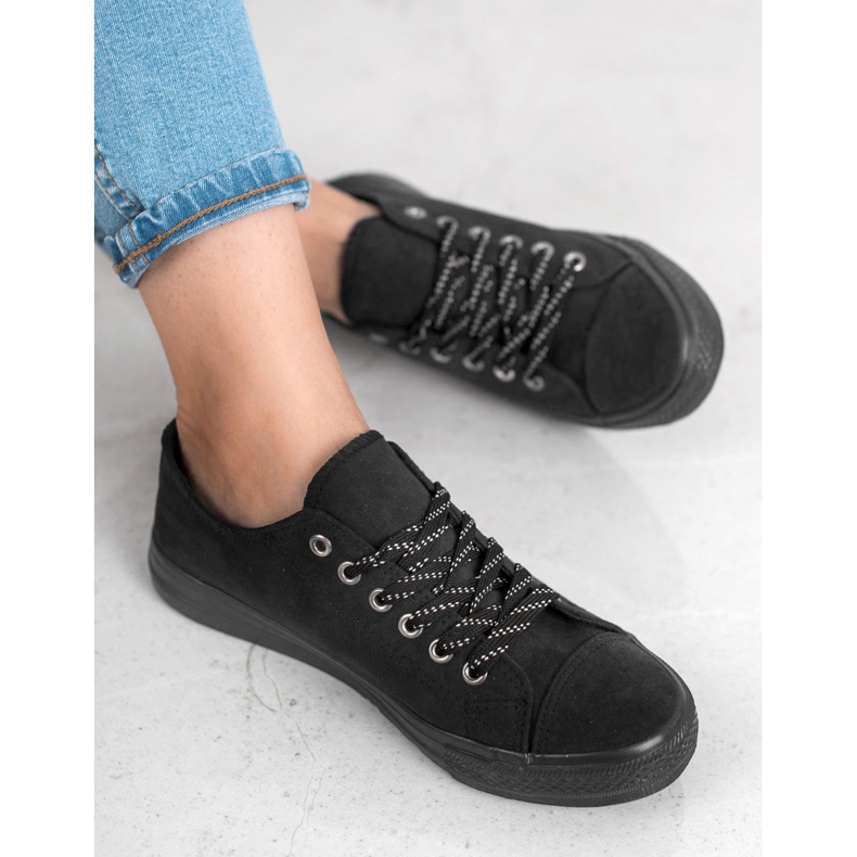 McKey Komfortable sorte sneakers 2