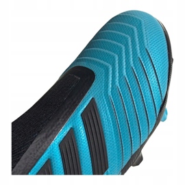 Adidas Predator 19+ Fg Jr G25788 fodboldstøvler blå blå 4