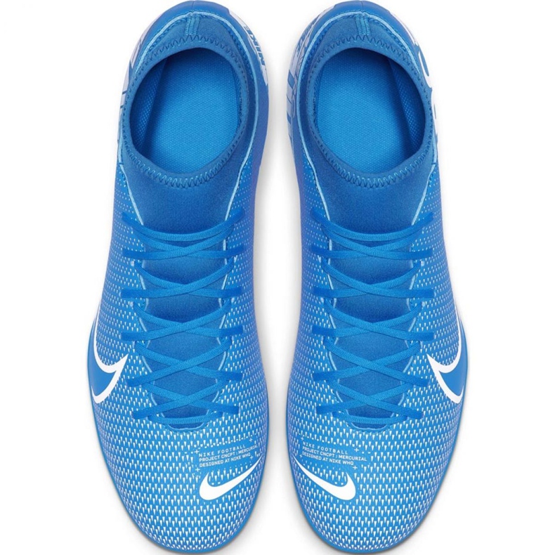 Nike Mercurial Superfly 7 Club FG / MG M AT7949-414 fodboldsko blå blå 1