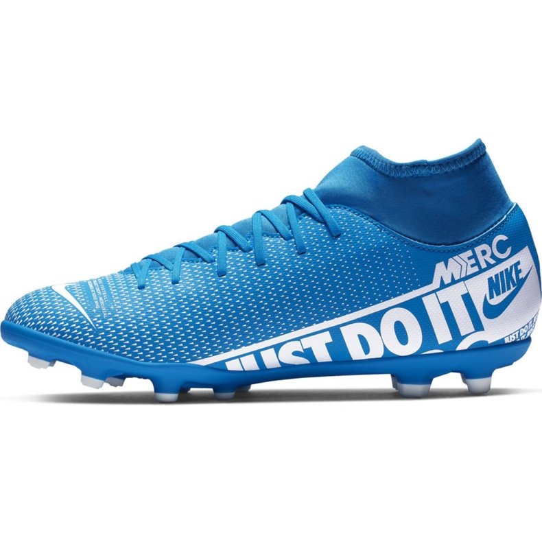 Nike Mercurial Superfly 7 Club FG / MG M AT7949-414 fodboldsko blå blå 2