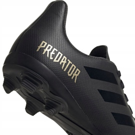 Adidas Predator 19.4 FxG Jr EF8989 fodboldstøvler sort 4