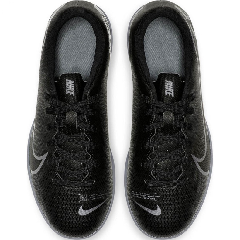 Nike Mercurial Vapor 13 Club Tf Jr AT8177 001 fodboldsko sort 1
