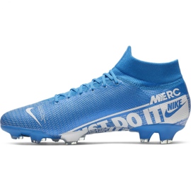 Nike Mercurial Superfly 7 Pro Fg M AT5382 414 fodboldsko blå 2