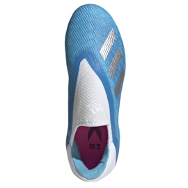 Adidas X 19.3 Ll Fg Jr EF9114 fodboldstøvler blå blå 2