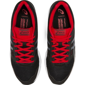 Asics Gel Contend 5 M 1011A256 005 sorte røde sko 1