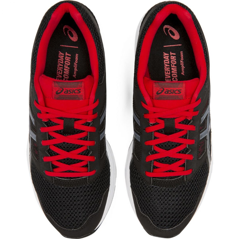 Asics Gel Contend 5 M 1011A256 005 sorte røde sko 1