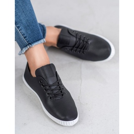 Jumex Eco læder sneakers sort 1